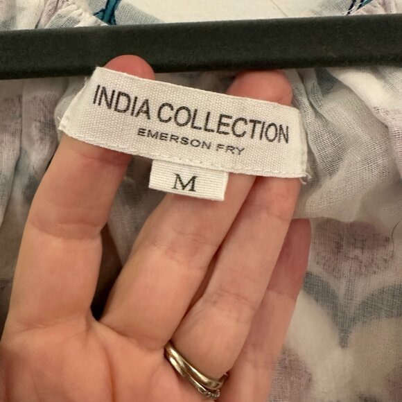 Emerson Fry India Collection Lucy Blouse in Frances Rose Size Medium - Picture 5 of 6